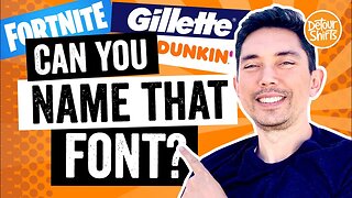 Can You Name These Fonts? Fonts used in Brand Logos that are good for T-Shirt Designs too.