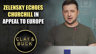 Zelensky Echoes Churchill in Appeal to Europe