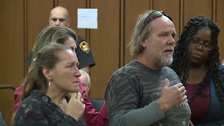 The parents of Morgan Nietzel addressing the court