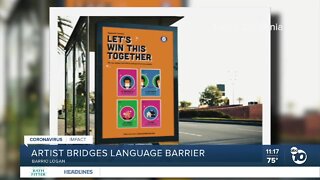 Artist bridges language barrier