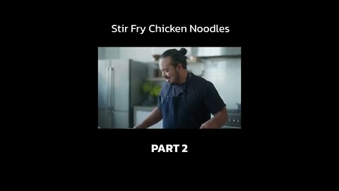 Stir fry chicken noodles and vegetables recipe part 2 #shorts