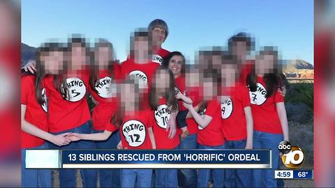 13 siblings rescued in Perris