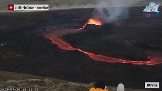 Live Coverage Of Iceland Volcano Event. 20-21/07/2023.