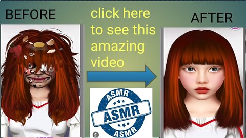 It's a amazing ASMR video###girls transfermation & makeup video ❤️💕❤️