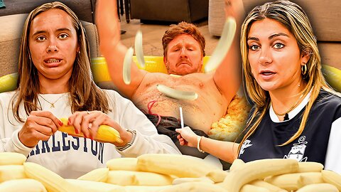 BTS: I Got Barstool To Fill A Kiddy Pool With 1200 Bananas