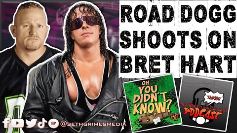 Road Dogg SHOOTS on Bret Hart | Clip from Pro Wrestling Podcast Podcast #wwe #brethart #roaddogg