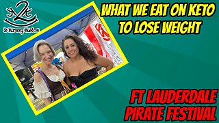 What we eat on Keto to maintain weight | Ft Lauderdale Pirate Festival | Keto at Texas De Brazil
