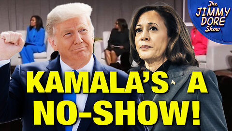 Trump SHOWS UP For Black Journalists But Kamala DOESN’T!