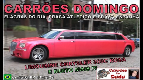 Mclaren 720S Chrysler 300C Limousine Carrões Domingo Carrões do Dudu Praça da Espanha Super carros