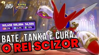 💪[BUILD] SCIZOR IMORTAL E IMORAL! Build do Scizor que bate, tanka e cura! Pokémon Unite