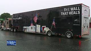 The wall that heals visits local area