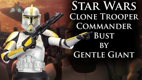 Star Wars Clone Trooper Commander Bust by Gentle Giant