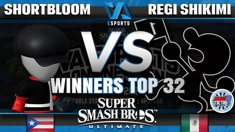 ShortBloom (Mii Gunner) vs Regi Shikimi (Game & Watch) - Ultimate Top 32 - VA Esports Online Open