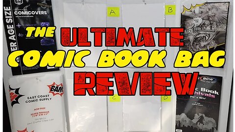 The Ultimate Comic Book Bag Review