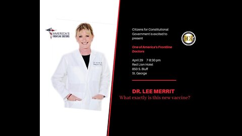 Dr. Lee Merritt Talk