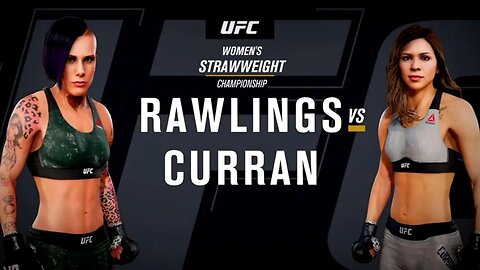 EA Sports UFC 3 Gameplay Kailin Curran vs Bec Rawlings