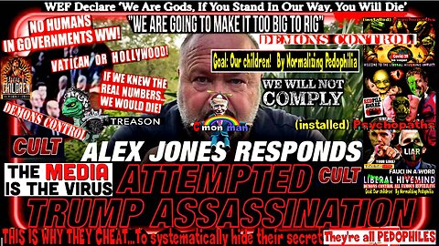 BREAKING EXCLUSIVE: Alex Jones Responds To Failed Attempted Assassination Of President Trump