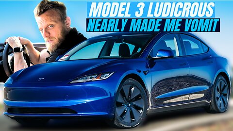 Driving Tesla Model 3 Ludicrous on scary roads (and a race track) in Australia