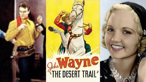 THE DESERT TRAIL (1935) John Wayne, Mary Kornman & Paul Fix Eddy | Western | B&W
