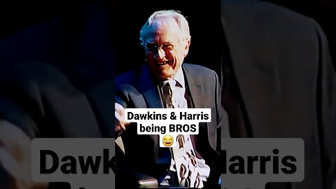 Richard Dawkins & Sam Harris being BROS 😂 #richarddawkins #samharris #atheism #atheist #atheistviews