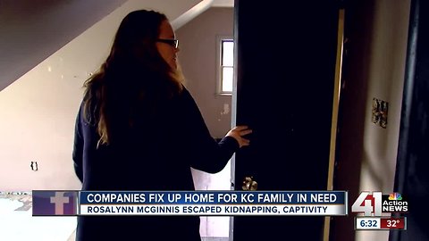KC-area businesses fix up home for kidnapping survivor, family