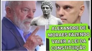 Alexandre de Moras fazendo valer a lei contra bolsonaroistas e na proteção de Lula é do Brasil
