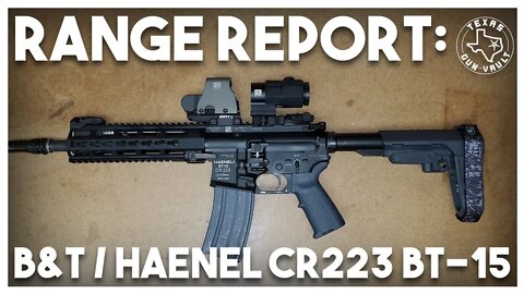 Range Report: B&T Haenel CR223 BT-15 Pistol (The gun that beat the HK416)