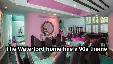 Michigan mansion listing featuring 90s interior decor goes viral