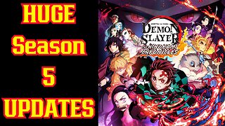 Demon Slayer Season 5 Gets HUGE Update! Sony And Crunchyroll Have BIG US Release Plans