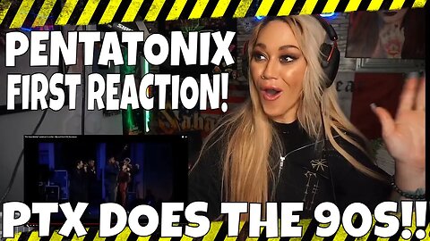“90s Dance Medley” pentatonix live *FIRST REACTION* | Just Jen Reacts to PTX