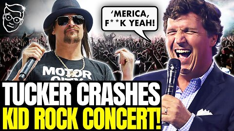 Crowd ROARS as Tucker Carlson STORMS Stage at Kid Rock Concert, Grabs Mic for a LEGENDARY Speech 🎤🔥