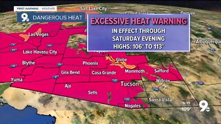 Extreme heat carries into the weekend