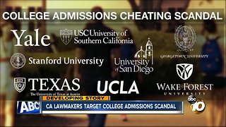 CA lawmakers target college admissions scandal