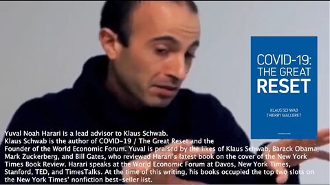 Klaus Schwab's Golden Boy Prof. Harari Discusses What to Do With the "Useless Eaters" a.k.a. Young Westerners
