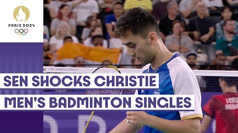 Lakshya Sen enters round of 16 in men's badminton singles 🏸 | Paris 2024 highlights