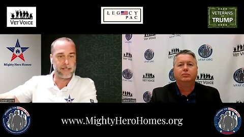 Jared Craig, President of GA Veterans for Trump/VFAF interviews Derek Layne of Mighty Hero Homes