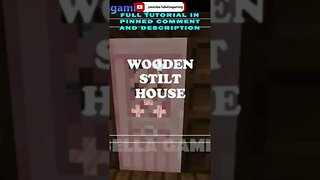 How To Build A Wooden Stilt House | Minecraft 1.20