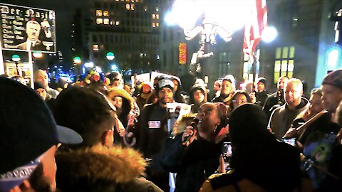 NYC Protester Tells Eric Adams “We the People Do Not Want to Bow Down to Your Unlawful Mandates”