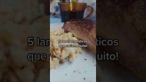 5 Lanches Saborosos que Vão Acabar com sua Fome #shorts