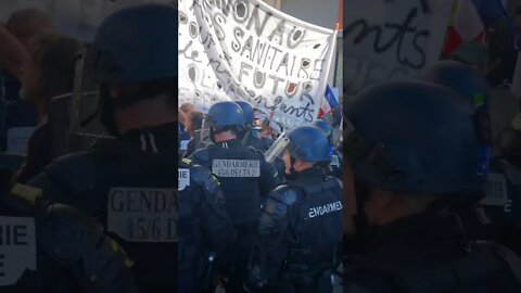 Nice, France - Protesters Battle Police In Major Street Fight