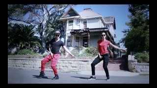 Dynamic duo perform dubstep dance to Michael Jackson's 'Thriller'