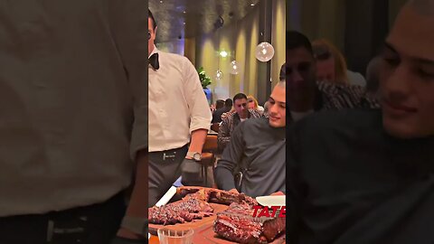 TATE SPENDS 10K AT SALT BAE RESTAURANT