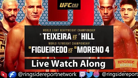 UFC 283: Teixeira vs Hill | Figueiredo vs Moreno IV | 🔴Live Watch Along🥊