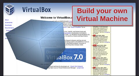 Oracle Virtual Box | You need a Virtual Machine