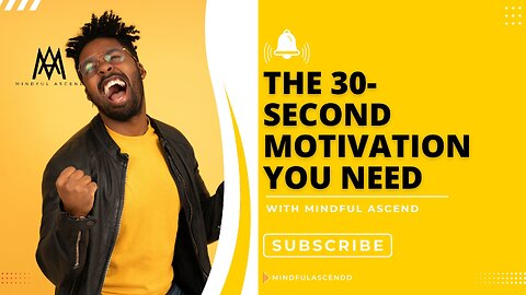 30-Seconds Motivation You Need #motivation