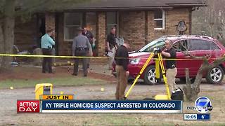 Kentucky triple-murder suspect arrested in Colorado