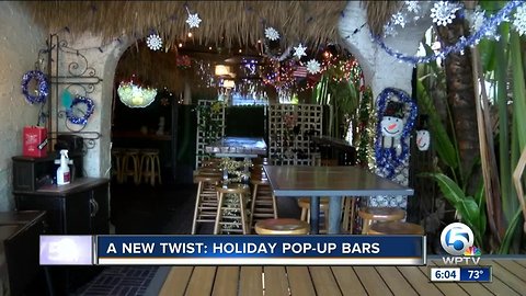 New pop up bar opening in West Palm Beach for the holidays