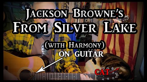 Jackson Browne's From Silver Lake on Guitar (with harmony and my cat)