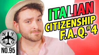 Italian Dual Citizenship/Life in Italy F.A.Q. #4 - Marriage? No thank you...