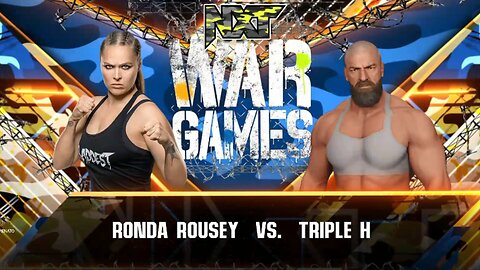 Triple H Vs Ronda Rousey Wargame WWE 2k23